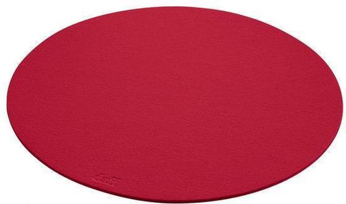 Daff Placemat - Vilt - Rond - 40 cm - Fire - Rood