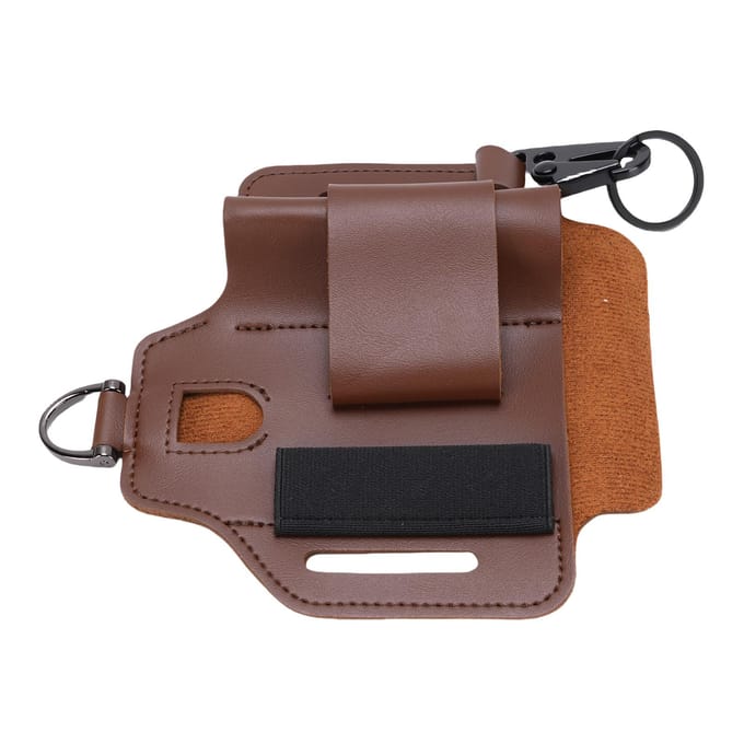Étui Cuir Multitool Multifonctionnel Portable Cuir Pochette Outil Organisateur pour Camping Extérieur