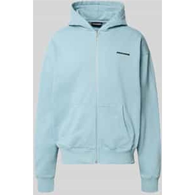Oversized sweatjack met logo