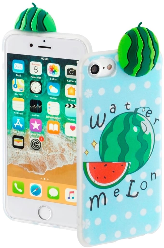 3D-hoesje Watermeloen voor Apple iPhone 6/6s/7/8/SE 2020