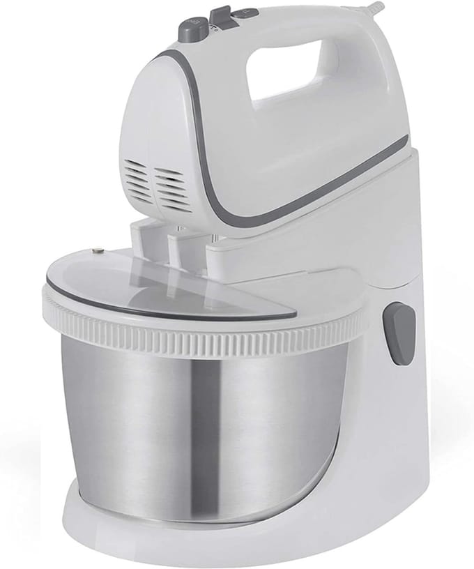 SNJY® Deegmachine - Kneedmachine - Deegmixer - 450 W - 2,5 L - Wit