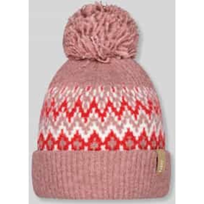 Muts met pompon en met wol model 'Nakarah'