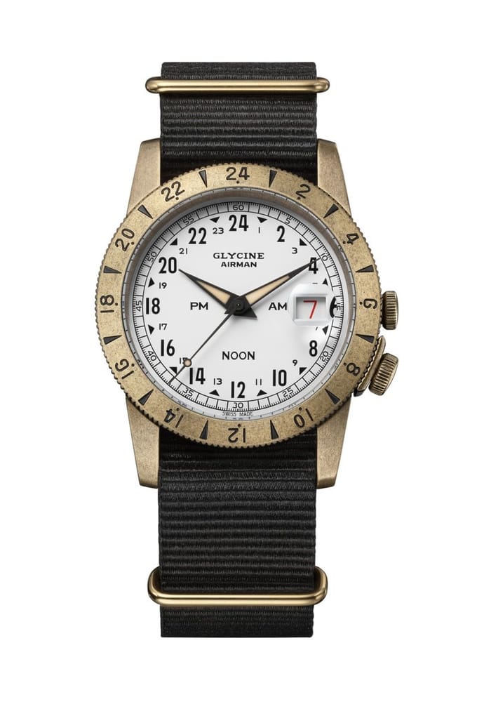 Glycine GL0378 - Airman Vintage Noon PURIST 40