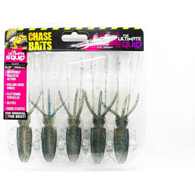 Chasebaits Ultimate Squid 150 mm Zinkend Aas 5/pak 102 (5232)