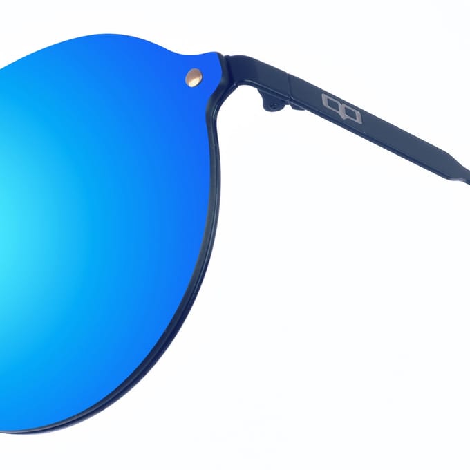 Unisex NIEUW LOURENZO Ovaal Nylon Zonnebril