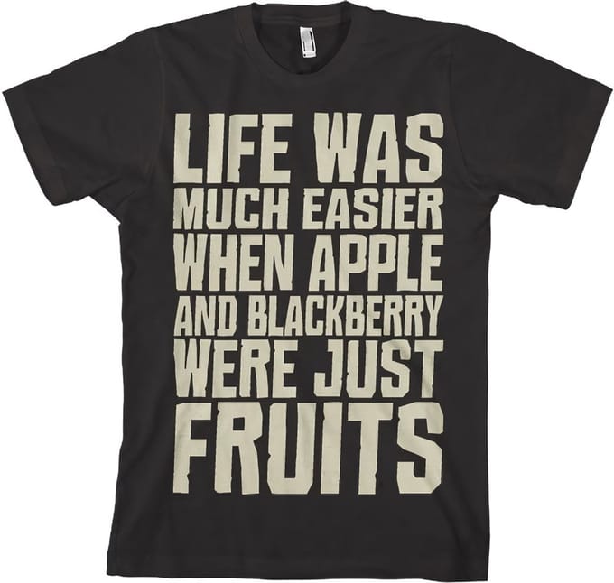 Hybris Life Was Easier... T-shirt zwart