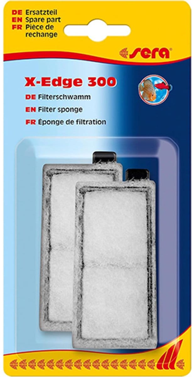 sera X-edge 300 filterwatten 2pces