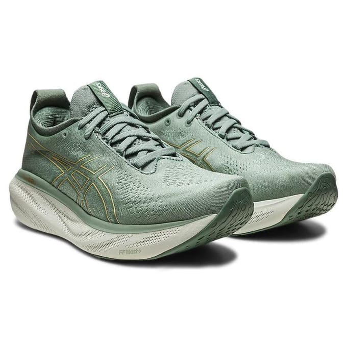 Asics Gel Nimbus 25 Leigrijs Champagne Dames Sneakers 1012B356-022 37 gray