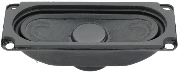 Visaton SC 3.7 ND WP - 8 Ohm 2.8 inch 7 cm Breedband-luidspreker 3 W 8 Ω Zwart Ovaal