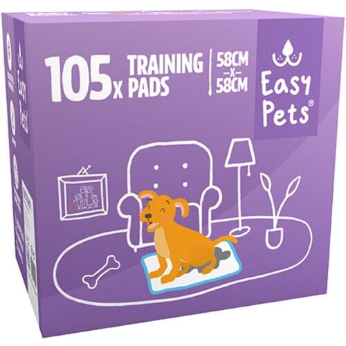 Easypets Puppy Training Pads - 105 stuks - Zindelijkheidstraining - Hondentoilet - 58 x 58 cm