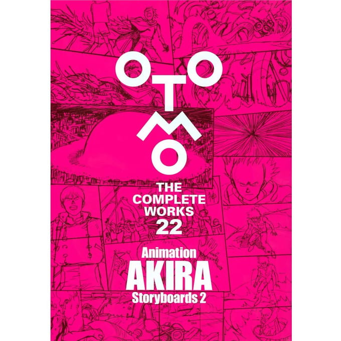 Animatie AKIRA Storyboards 2 (OTOMO DE COMPLETE WERKEN 22),Japanse editie pink