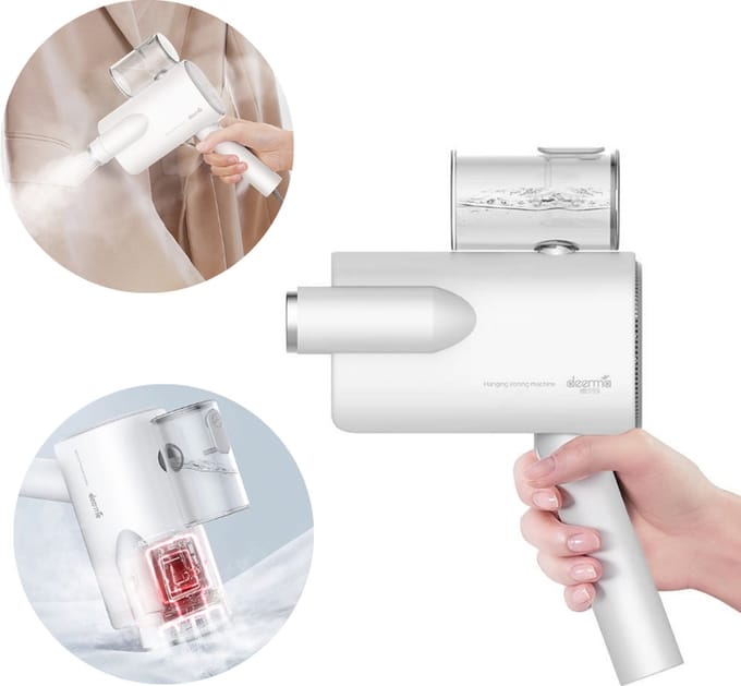 Deerma Kledingstomer - Steamer - Stoomreiniger - Handstoomreiniger Kleding - Wit