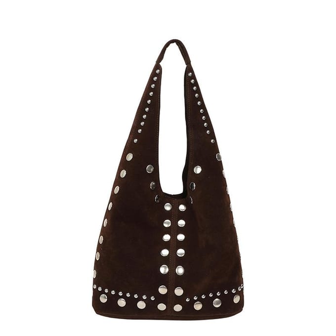 Dames Schoudertas | Unieke Casual Vorm, Modieuze Onderarmtas koffie