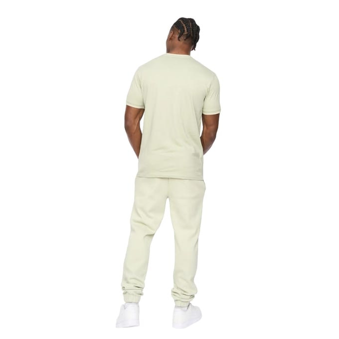 Crosshatch Mannen Preece T-Shirt (Licht Olijfgroen)