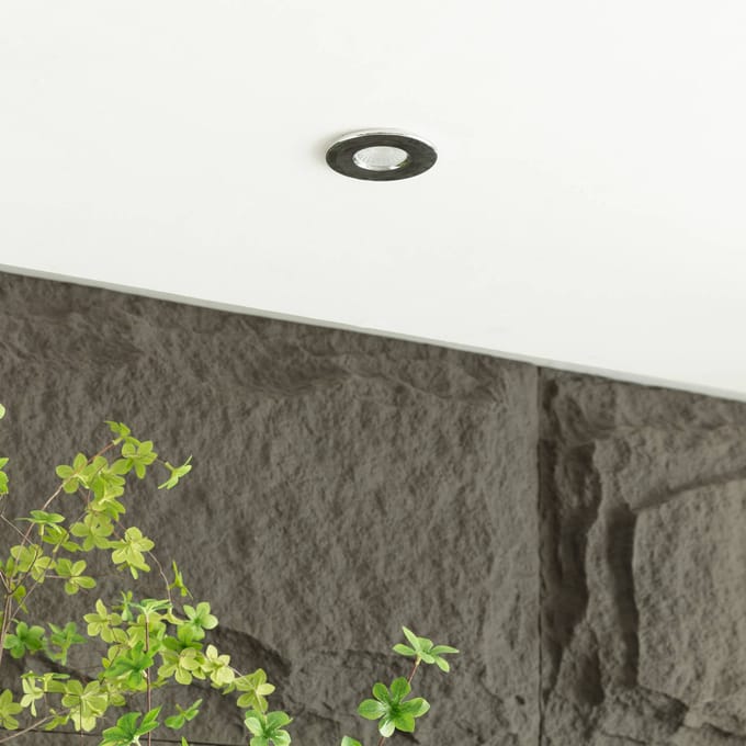 Arcchio Elmon LED inbouwlamp, IP65, chroom