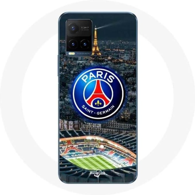 Vivo y21s 2021 hoesje psg-logo stadionnacht Eiffeltoren