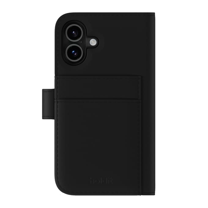 Holdit Wallet Case Magnet Plus geschikt voor Apple iPhone 17 - Zwart