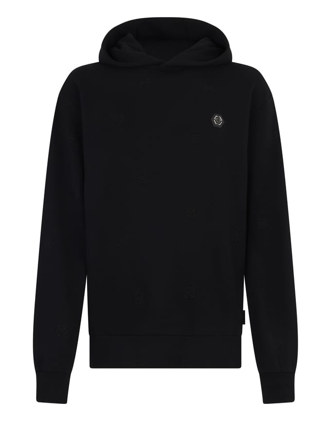 Embroidered Hoodie Sweatshirt Monogram Monogram