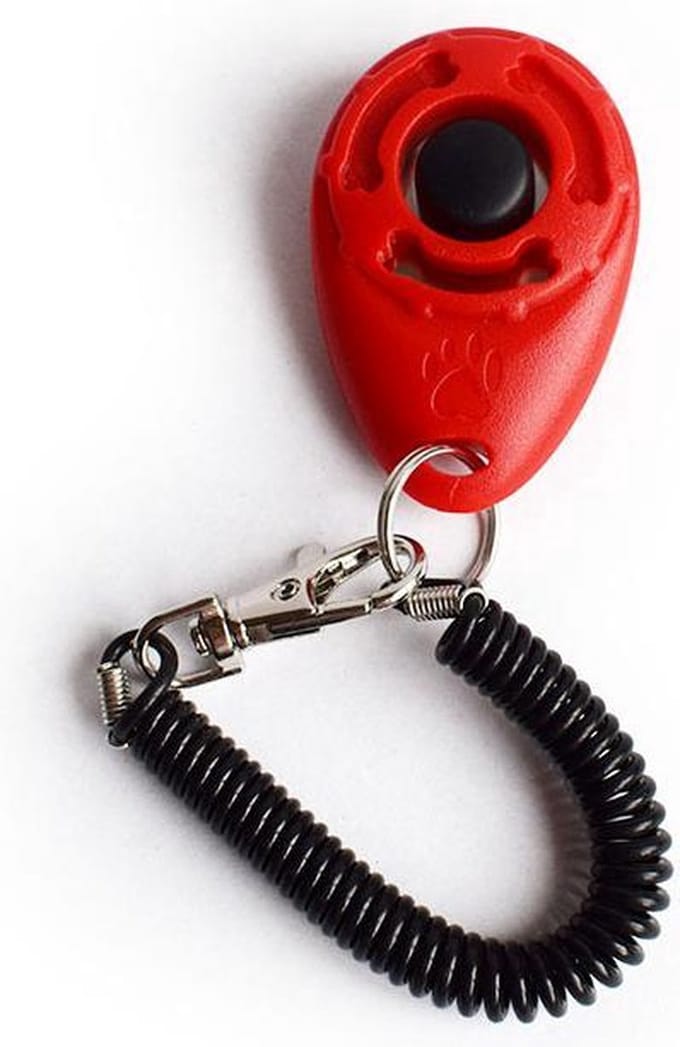 Go Go Gadget - Clickertraining - Trainingsmiddel - Clicker - Hond - Kat - Rood