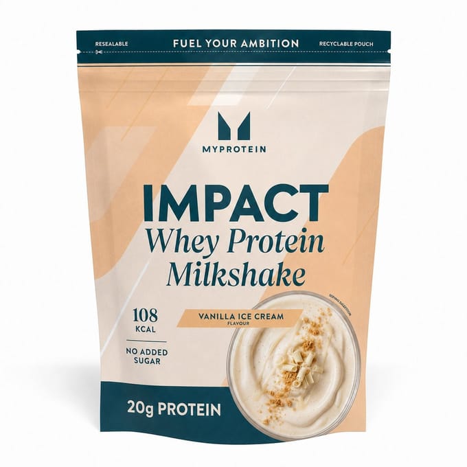Impact Whey Protein Milkshake - 870G - 30servings - Vanille Ijs
