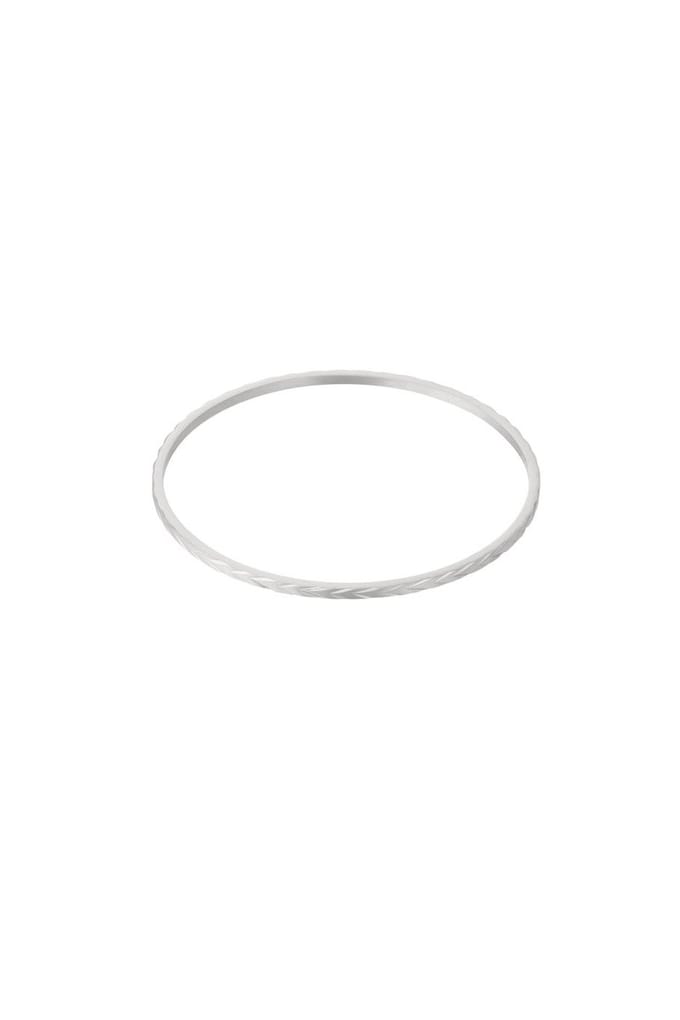 Bijoutheek Armband (Sieraad) Bangle Vlecht Zilver