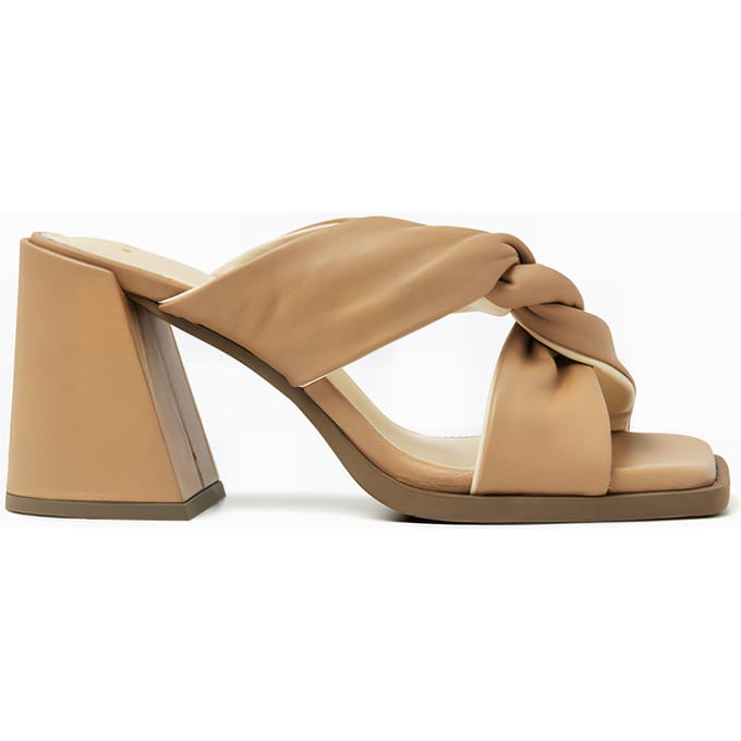 Nubikk Lana Twist Cappuccino Leather Größe: 36 | Pantoletten Outlet | Damen