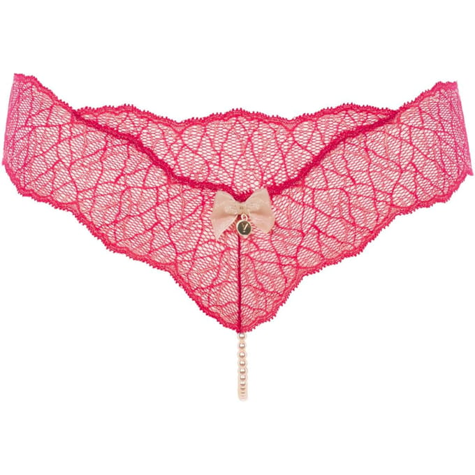 Bracli | Sydney Parel String Rood | Erotische Lingerie Maat Plus
