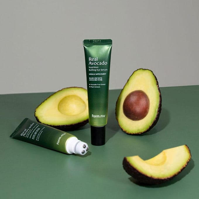 FARMSTAY Real Avocado Voedend Roll-on Oogserum 25ml beige
