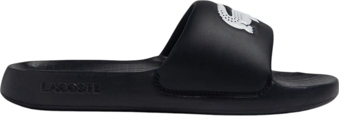 Lacoste Slippers Serve Slide 1.0 Heren Zwart Wit