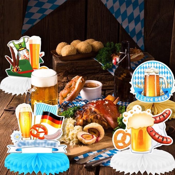 Golden crown - Oktoberfest decoratie - Beierse feestdecoratie - 9