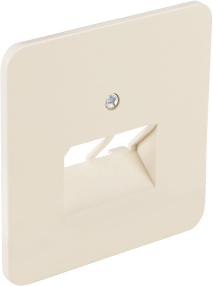 Peha Standard centraalplaat telefoon/data - 2 x 8-polig - crème