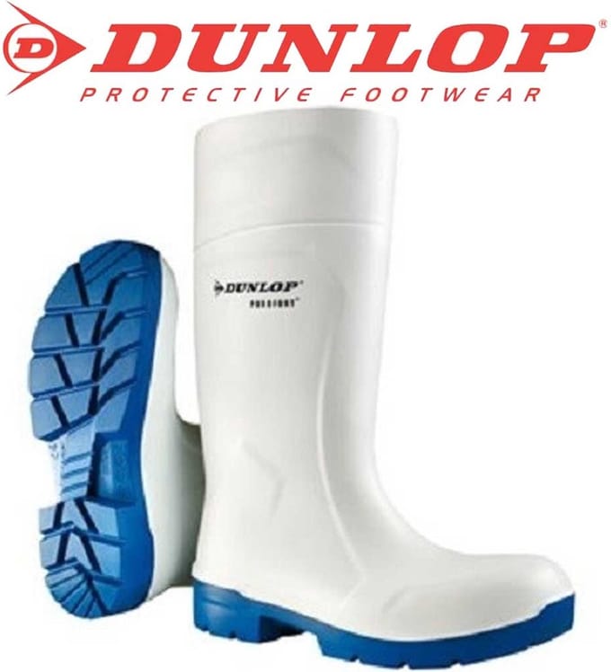 Dunlop DA60131 Purofort Wit Knielaarzen