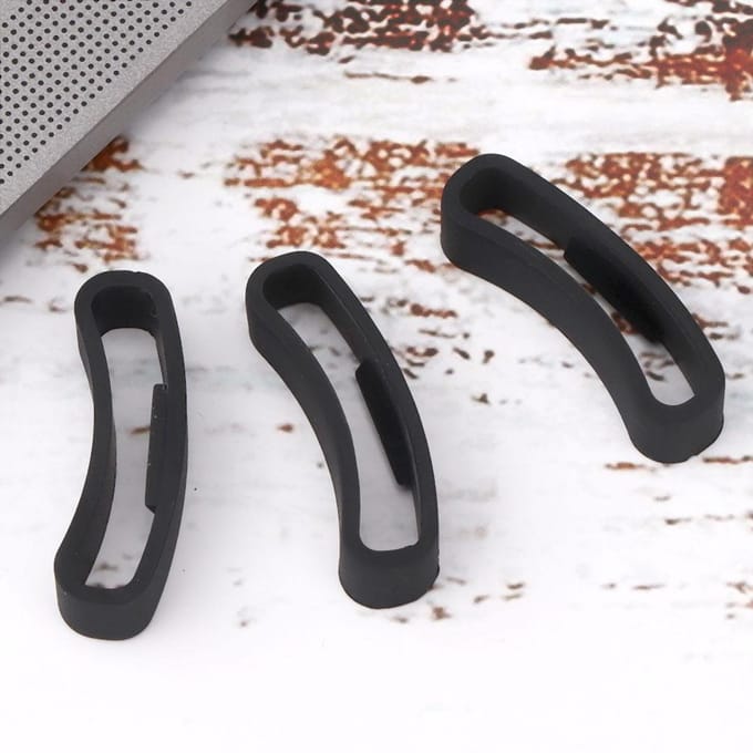 3 stuks Horlogeband Lusring Horlogeband Keeper Lus Beveiligingshouder Geschikt voor SUUNTO CORE black