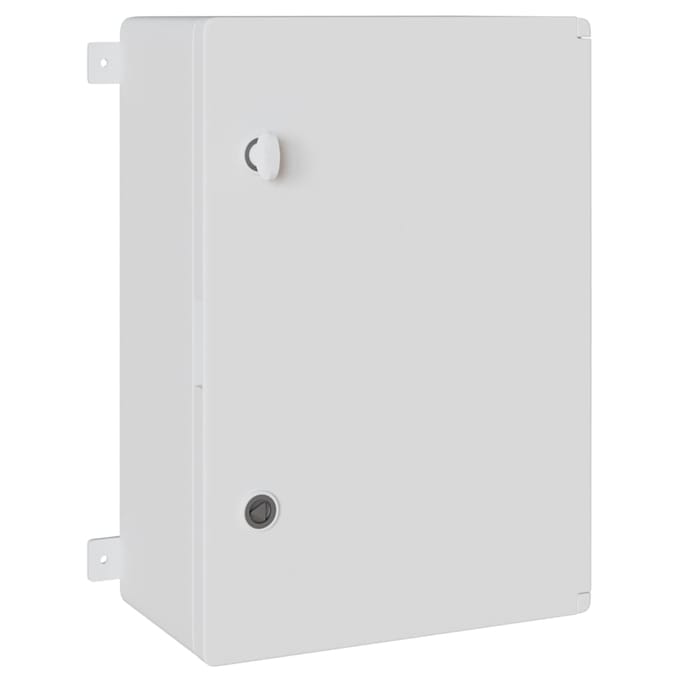 vidaXL - Besturingskast - Grijs - 42 - x - 19,5 - x - 50 - cm - ABS - Kunststof
