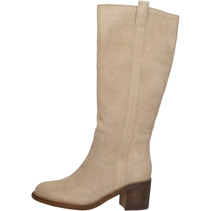 SUB55 Lange Laarzen Lange Laarzen - beige - Maat 44