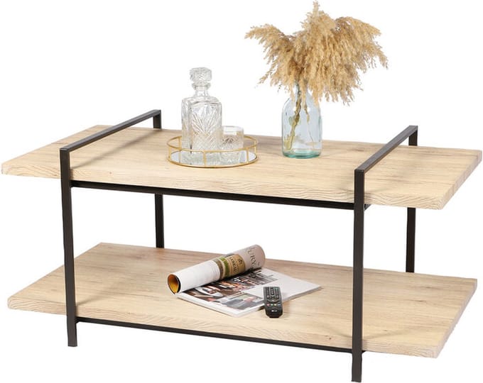 "DOCK" SALONTAFEL 2 PLANKEN 120X63X55CM
