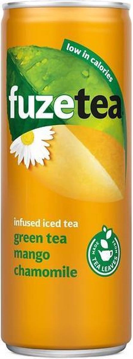 Tray Fuze Tea - Green Tea Mango Chamomile - 24x33cl