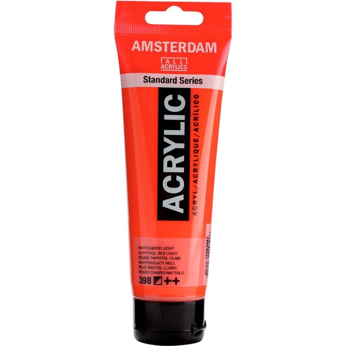 Amsterdam Standard Series Acrylverf Tube 120 ml Naftolrood Licht 398