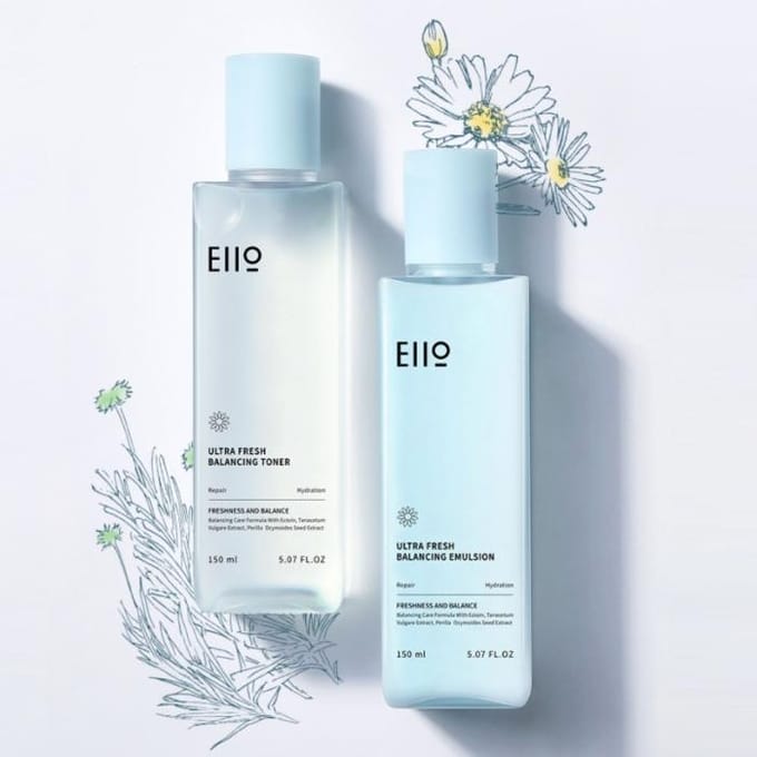 Eiio Ultra Fresh Balancing Toner & Emulsion (Each 150ml / 5.07 fl.oz.) (7 Options) #Emulsion 150ml x 1pcs