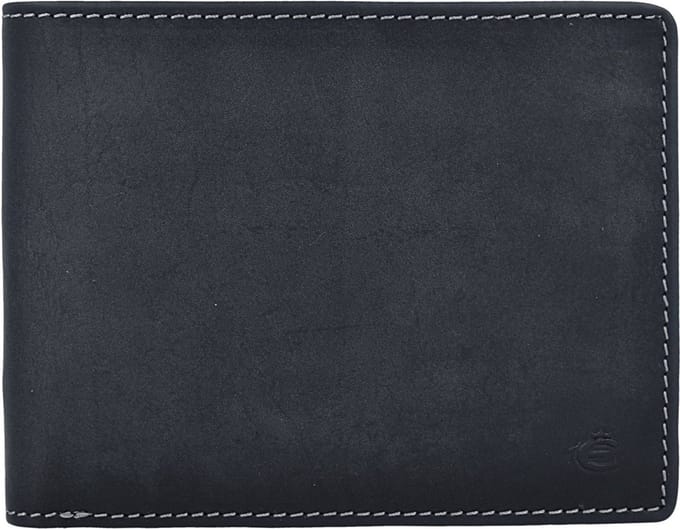 Esquire Esquire Dallas Portemonnee Leer 12,5 cm - Jongens - Horizontaal - schwarz