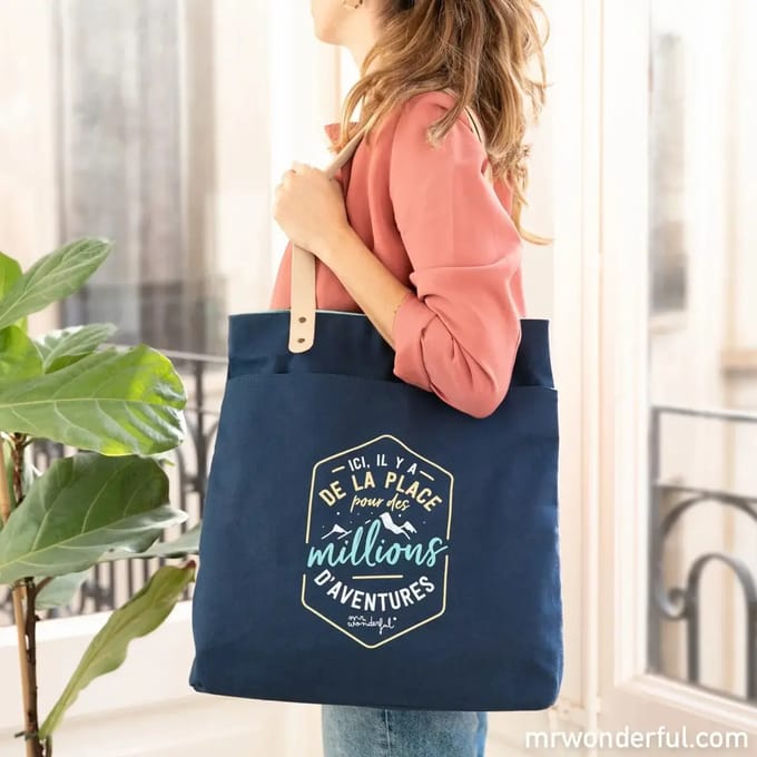 Tote bag - hier is er ruimte voor Mr. Wonderful