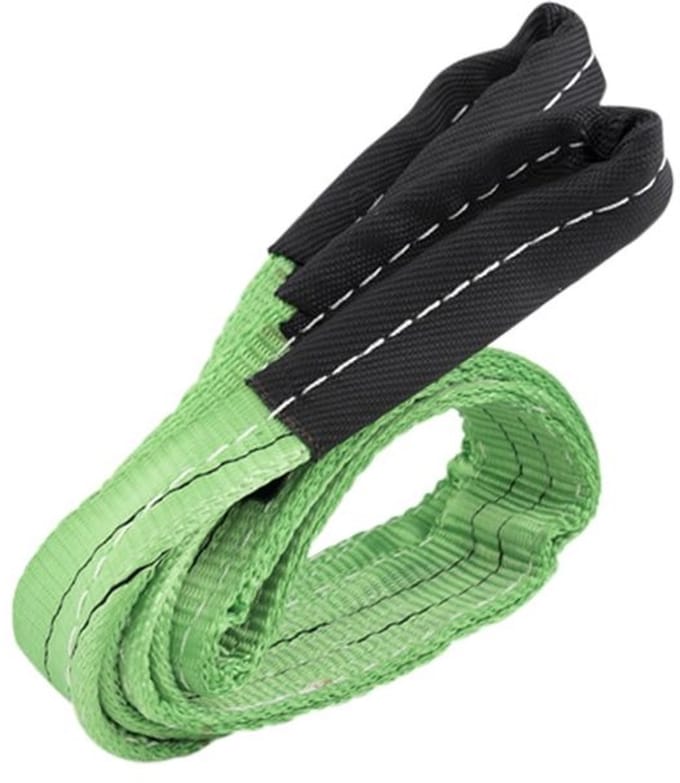 Hijsband 2 Ton - 2 meter - 6 cm breed - groen