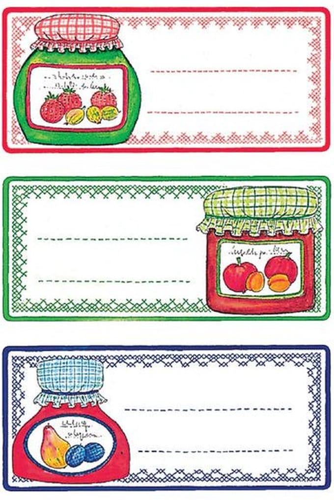 Etiket herma 3766 keuken weckpot | 10 stuks