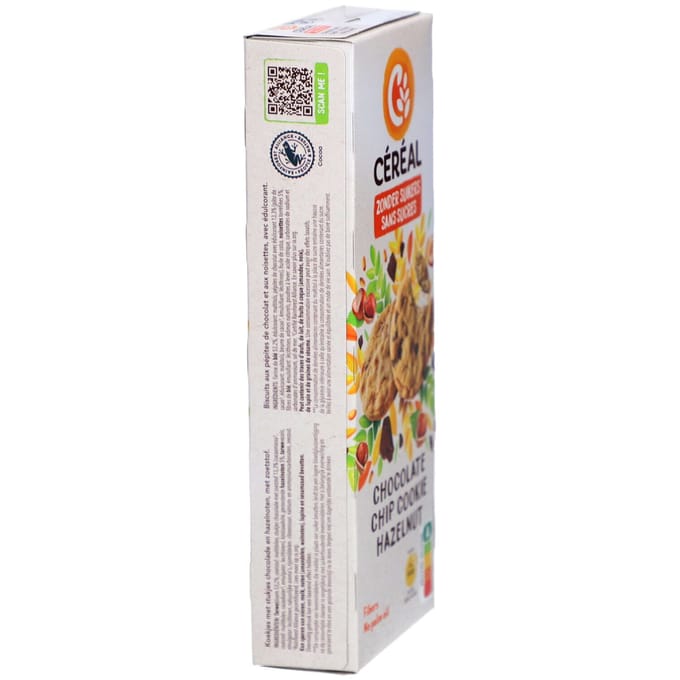 Céréal Chocolate Chip Cookie Hazelnut 4x32,5 Koekjes