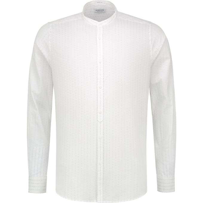 Dstrezzed Overhemd Jaquard Stripe Wit   S