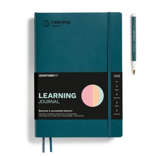 Leuchtturm1917 learning journal composition b5 flexcover pacific groen