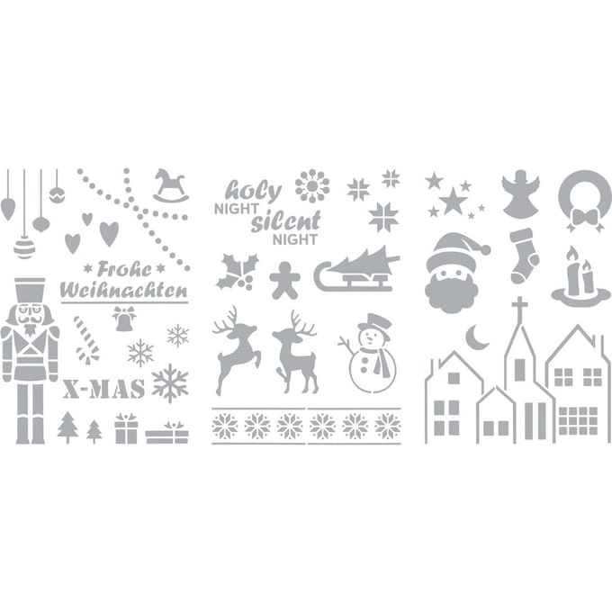 VBS Sjabloon set "Merry Christmas"