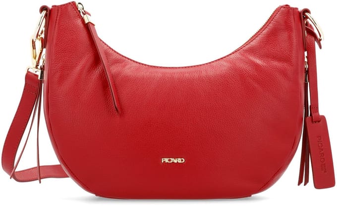 PICARD schoudertas Java Cross Bag Lipstick donkerrood