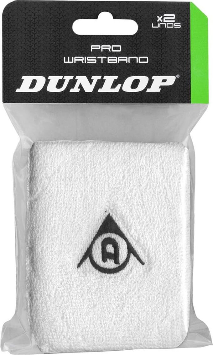 Dunlop pols zweet band wit (2 suks)