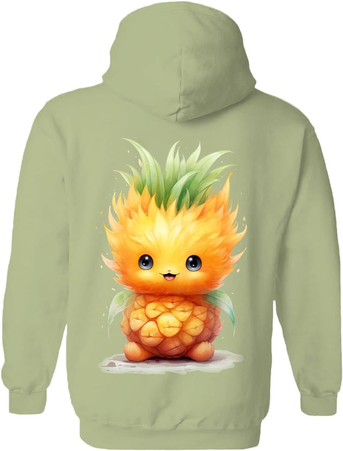 Ananas Standing Pineapple The Coloured House Hoodie L